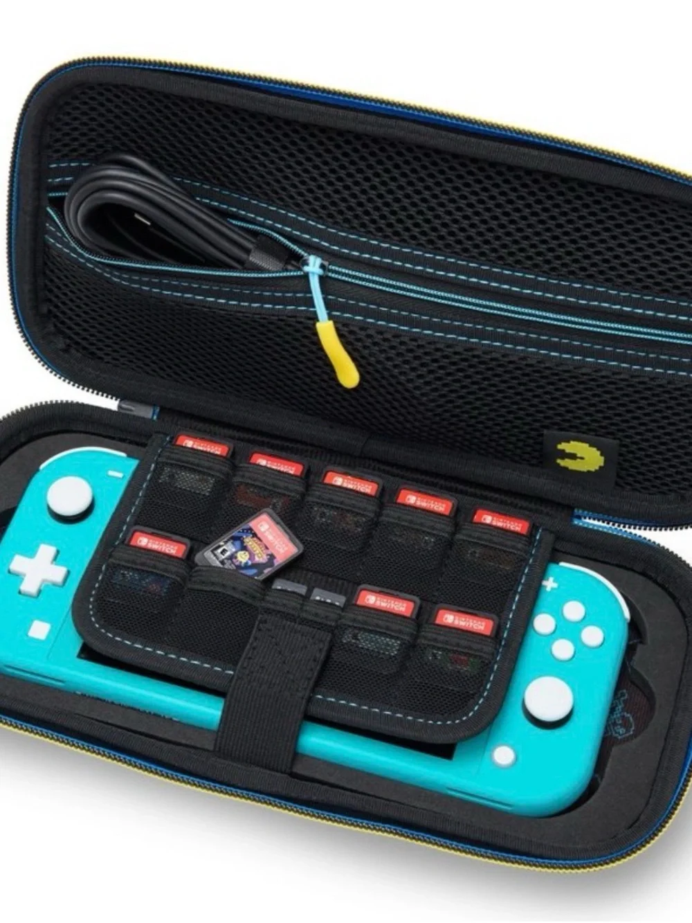 Nintendo Pac-Man Black and Blue Protective Switch Case
